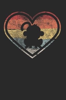 Affe Äffchen Notizbuch: Affe Äffchen Notizbuch für Liebhaber / Notizheft / Notizblock A5 (6x9in) Dotted Notebook / Punkteraster / 120 gepunktete Seiten (German Edition)