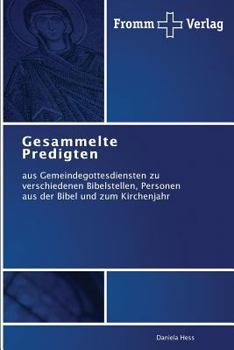 Paperback Gesammelte Predigten [German] Book