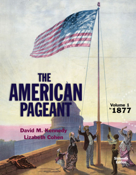 Paperback American Pageant, Volume 1 Book