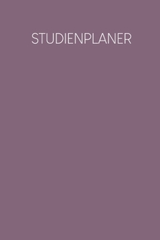 Studienplaner: Semesterplaner für Studenten und Schüler mit Stundenplan für 4 Semester - Motiv: Lila