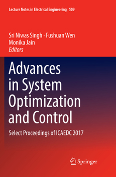 Paperback Advances in System Optimization and Control: Select Proceedings of Icaedc 2017 Book