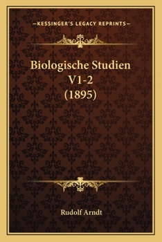 Paperback Biologische Studien V1-2 (1895) [German] Book