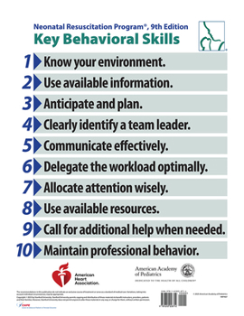 Nrp Key Behavioral Skills Poster