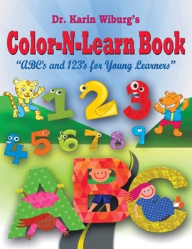 Paperback Color-N-Learn Book: ABC's and 123's for Young Learners Book