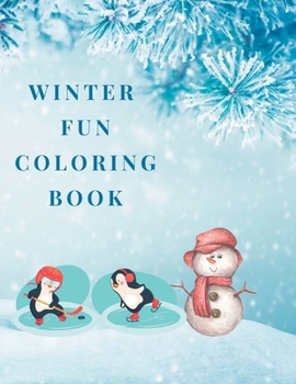 Paperback Winter Fun Coloring Book