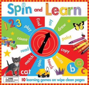 Hardcover Spin and Learn [With Spinner] Book