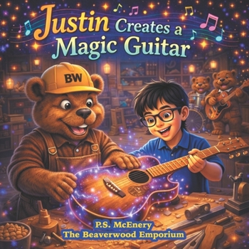 Paperback Justin Creates a Magic Guitar Book