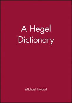 Paperback A Hegel Dictionary Book