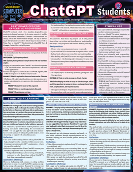 Misc. ChatGPT for Students: A Quickstudy Laminated Reference Guide Book