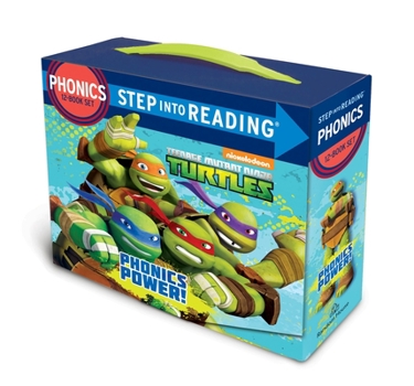 Paperback Phonics Power! (Teenage Mutant Ninja Turtles): 12 Step Into Reading Books Book