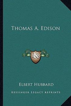 Paperback Thomas A. Edison Book