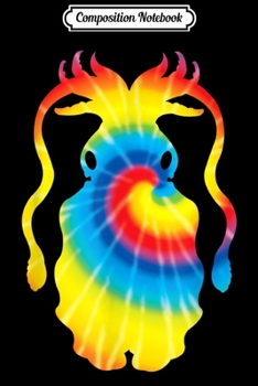 Composition Notebook: Tie Dye Cuttlefish Rainbow Print Molluscs Hippie Peace Gift  Journal/Notebook Blank Lined Ruled 6x9 100 Pages