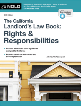 Paperback The California Landlord's Law Book: Rights & Responsibilities Book