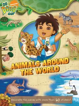 Paperback Animals Around the World [With Sticker(s)] Book