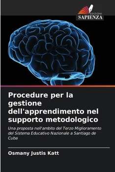 Paperback Procedure per la gestione dell'apprendimento nel supporto metodologico [Italian] Book