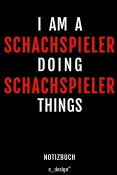 Notizbuch f�r Schach Spieler: Originelle Geschenk-Idee [120 Seiten gepunktet Punkte-Raster blanko Papier]