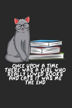 Katze Buch Notizbuch: Katze Lesen Notizbuch f�r B�cher Liebhaber / Notizheft / Notizblock A5 (6x9in) Dotted Notebook / Punkteraster / 120 gepunktete Seiten