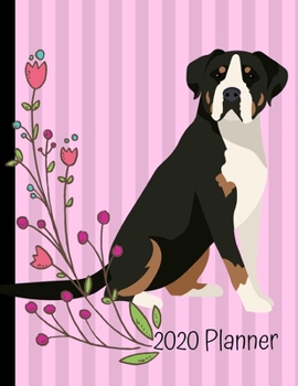 Paperback 2020 Planner: Greater Swiss Mountain Dog Pink 2020 Weekly Planner Organizer Dated Calendar And ToDo List Tracker Notebook Book