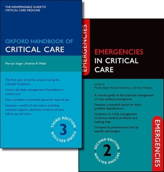 Hardcover Oxford Handbook of Critical Care Third Edition and Emergencies in Critical Care Second Edition Pack Book