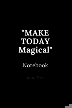 Paperback make today magical notebook: Cute gift for Women and Girls - 6 x 9 - 120 ruled PAGE... - Journal, Notebook, Diary, Composition Book) Book