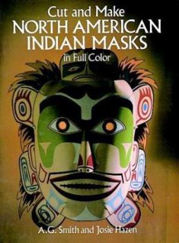 Paperback Cut & Make North American Indian Masks in Full Color Book