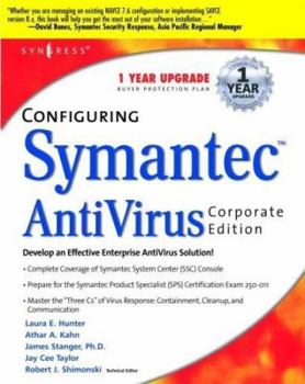 Paperback Configuring Symantec AntiVirus Book