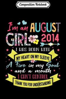 Composition Notebook: Kids I'm An August Girl 2014 5 Years Old 5th Birthday Journal/Notebook Blank Lined Ruled 6x9 100 Pages