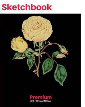 SketchBook: Botanical Nature Art Print (76), 8"x10" Sketch Pad, Sketching and Drawing Paper, Note Pad -[Premium Sketch Books]