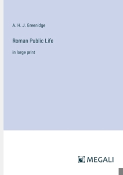 Paperback Roman Public Life: in large print Book