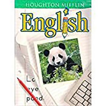 Paperback Houghton Mifflin English: Student Edition Softcover Level 1 2001 Book