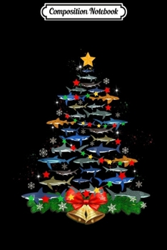 Paperback Composition Notebook: Shark Christmas Tree Costume Shark Lover Xmas Gifts Kids Journal/Notebook Blank Lined Ruled 6x9 100 Pages Book