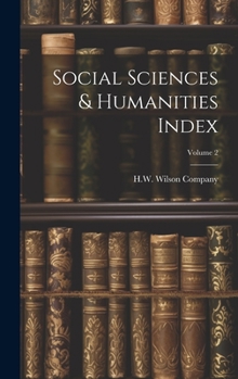 Hardcover Social Sciences & Humanities Index; Volume 2 Book