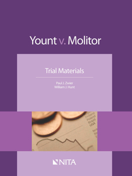 Paperback Yount V. Molitor: Trial Materials Book