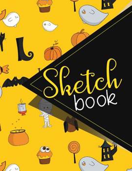 Sketchbook: Sketch Book, Botanical Sketch Book, Large Sketch Books For Drawing, Sketch Drawing Pad, Sketching Books For Beginners, Cute Halloween Cover. 8.5 x 11