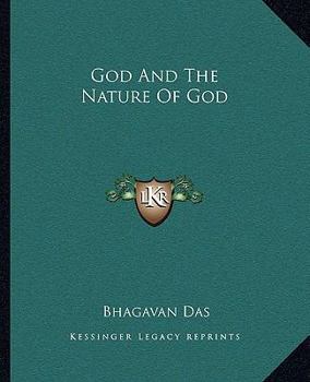 Paperback God And The Nature Of God Book