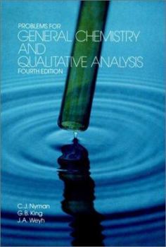Paperback Problems for General Chemistry and Qualitative Analysis Book