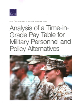 Paperback Analysis of a Time-In-Grade Pay Table for Military Personnel and Policy Alternatives Book