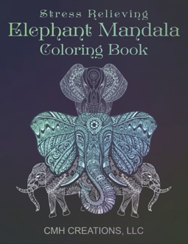 Paperback Stress Relieving Elephant Mandala Coloring Book