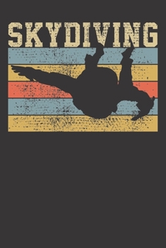 Notebook: Skydiving Parachute Retro Skydiver Gift Dot Grid 6x9 120 Pages