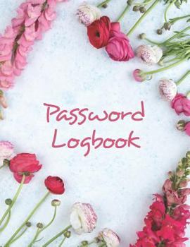 Paperback Large Print Password Logbook Write Down Internet Login Info: Alphabetical Internet Organizer for Seniors [Large Print] Book