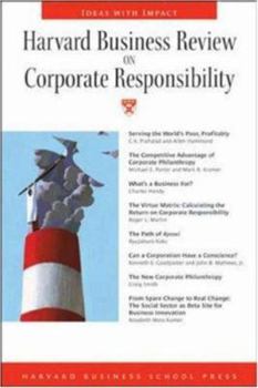 Paperback Harvard Business Review on Corporate Responsibility Book