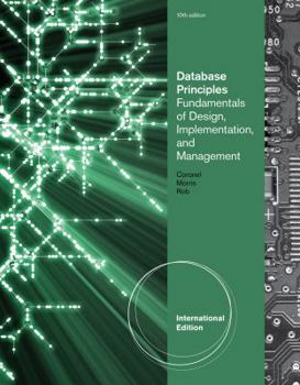 Paperback Database Principles: Fundamentals of Design, Implementation, and Management Book