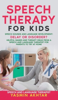 Hardcover Speech Therapy for Kids Book