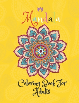 Paperback Mandala Coloring Book For Adults Book