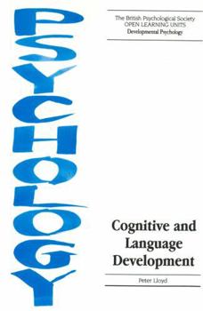 Paperback Cognitive and Language Development Book