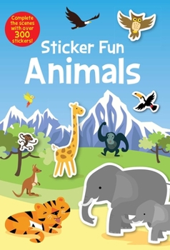 Paperback Sticker Fun: Animals Book