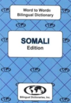 Paperback English-Somali & Somali-English Word-to-Word Dictionary: Suitable for Exams (English and Multilingual Edition) Book