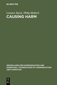 Hardcover Causing Harm Book