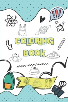Coloring book for children from 3 to 10 years old