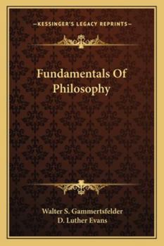 Paperback Fundamentals Of Philosophy Book